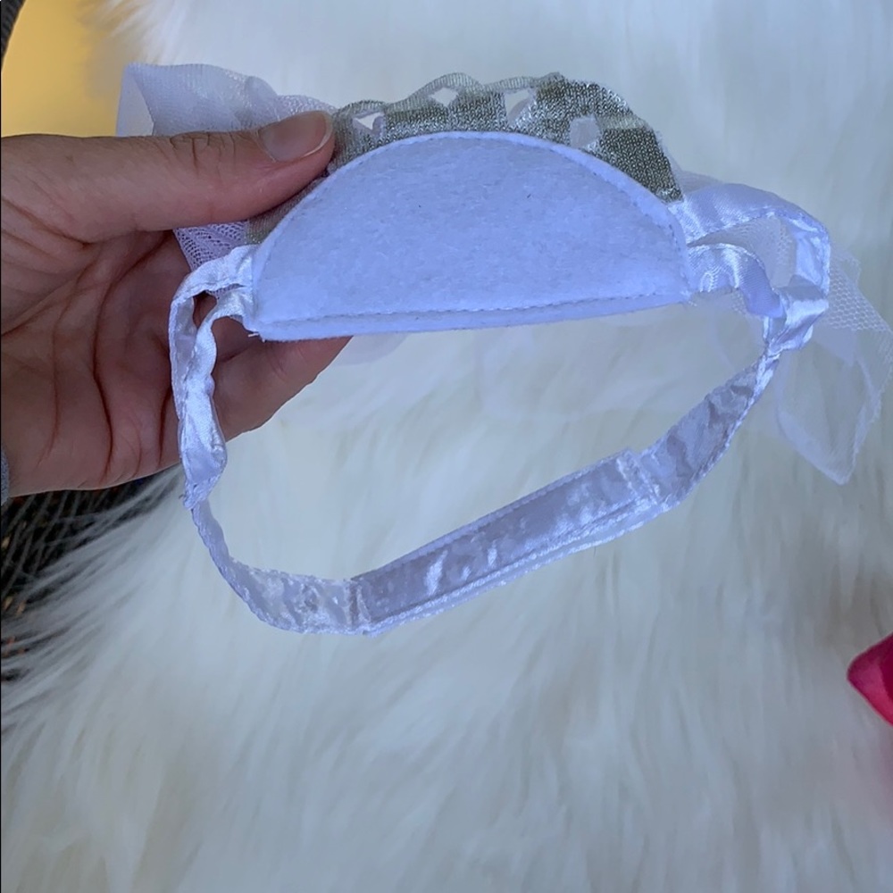 ❗️DONATED❗️🎉HP🎉 KITTY CAT OR S DOG WEDDING DRESS UP- VEIL - Picture 5 of 8